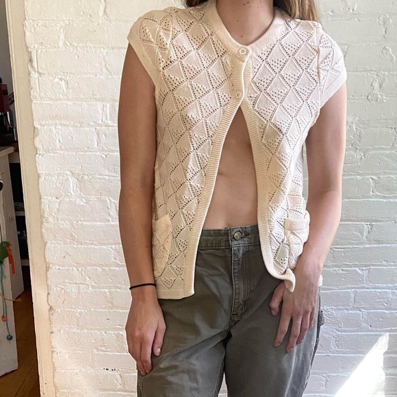 Vintage Short Sleeve Sweater - Picture 3 of 4